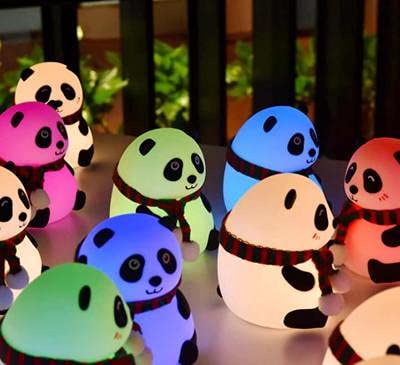 Silicone Panda Touch Lamp