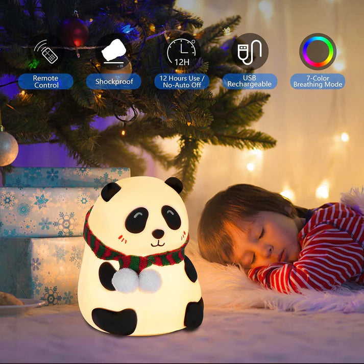 Silicone Panda Touch Lamp