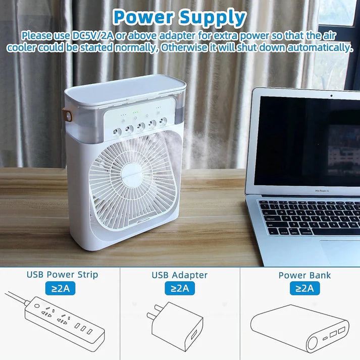 Mini Portable Air Cooler 3 in 1 AC™