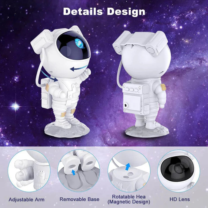 Astronaut Galaxy Projector With Bluetooth Speaker